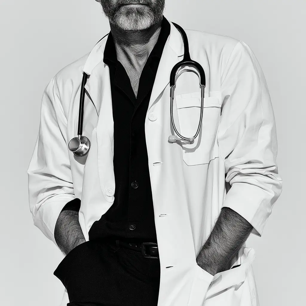 Licensed Optimal Life physician in a white coat